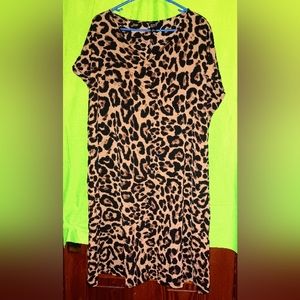 Emery Rose Animal Print Dress